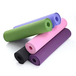 Tpe Yoga Mat Custom Logo Single Layer Eco Friendly Thick 3mm 4mm 5mm 6mm 8mm 10mm For Fitness Custom Printed
