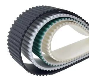 Transmission Pu Timing Belt Coated Red Rubber