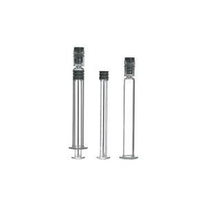 Transparent Borosilicate Glass Tubes Rubber Stopper 1ml 2.25ml 3ml 5ml 10ml Sizes Waterproof Eco Friendly Packaging