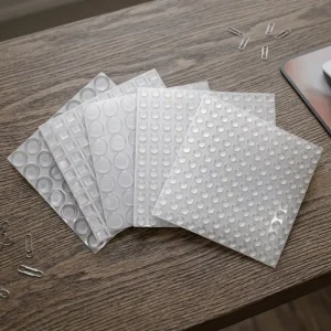 Transparent Self-Adhesive Rubber Furniture and Door Bumper Pads