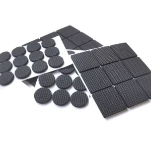 Transparent or Black Silicone Rubber Anti-Slip Self-Adhesive Furniture Bumper Foot Pads