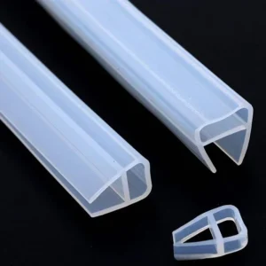 U H F Profile Rubber Seal Strip for Frameless Glass Doors and Windows, Balcony, Shower Room, Bathroom, Sunroom