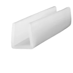 U-Shape Silicone Profile Door Bottom Water Seal Strip for Glass Doors