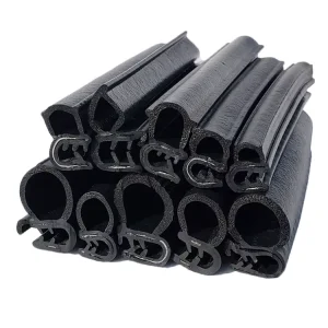 U-Shaped EPDM Rubber Seal Strip for Car Doors, Waterproof, Cutting and Welding Services