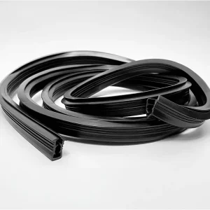 U-Shaped Rubber Seal Strip for Auto Doors and Aluminum Window Glass with Cutting Service