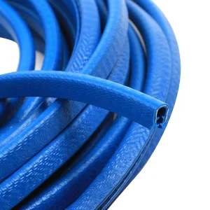 U-shaped PVC Rubber Seal Strip Wire Edge Protector Trim for Windows, Doors, and Cabinets