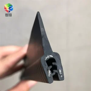 U shaped Winged Rubber Strip Wing Seal Electrical Box Cabinet Edge Sealing Water Retaining Rubber Strip Vertical Fin Trim Seal