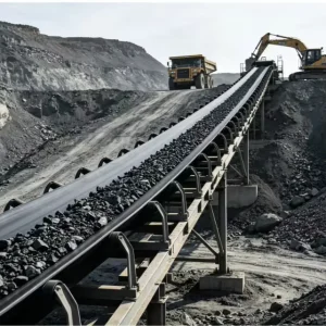 UNILY EP400 8Mpa 25Mpa Oil Resistant Rubber Conveyor Belt Width 800mm Black for Material Handling for Port