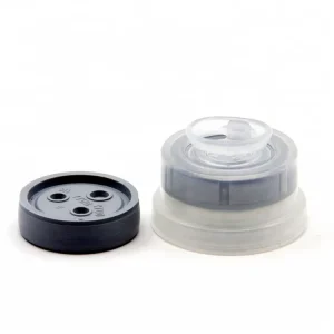 USP EP Compliant Customizable Soft Medical Grade Butyl Rubber Stopper with Euro Cap Compatibility for IV Infusion Bottles