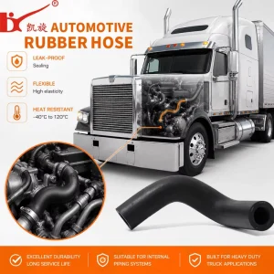 UV Ozone Resistant Aging Proof Black EPDM NBR Neoprene Material Factory Customized Profiled Shaped Rubber Hose