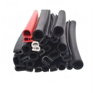 UV-Resistant Black EPDM Rubber Trim Edge Weatherstrip for Car Doors and Windows