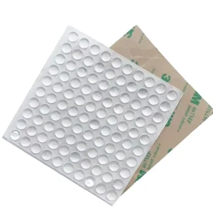 Ultra-Thin Silicone Rubber Foot Pads Anti-Slip Shock and Vibration Absorption for Chairs Desks and Tables