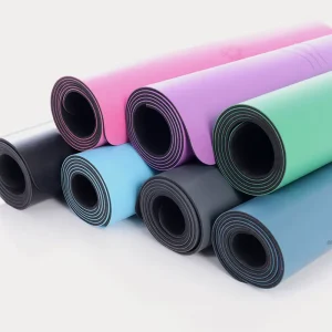 Ultra thick 6mm Yoga Mat Natural Rubber Recyclable Packaging Carrying Strap for Gym Floor Exercises