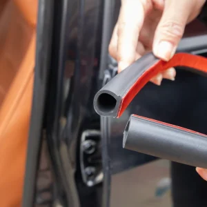 Universal D Type EPDM Rubber Foam Seal Strip Waterproof Soundproof Car Door Weatherstrip