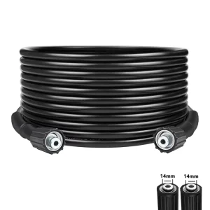 Universal M22 14 High Pressure Explosion Proof Rubber Hose for Car Wash Double Head Cross Border High Pressure Car Washer Outlet