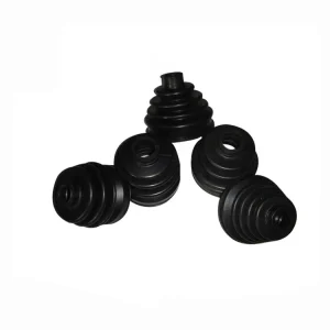 Universal Neoprene Flexible Accordion Cylinder Rubber Round Dust Bellow 4” Hose Covers Boot Silicone Rubber Bellow