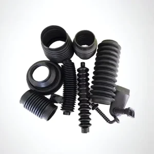 Universal Neoprene Flexible Accordion Cylinder Rubber Round Dust Bellow 4” Hose Covers Boot Silicone Rubber Bellow