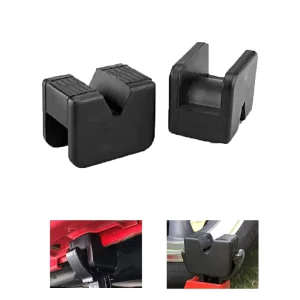 Universal Slotted Anti-Slip Car Rubber Hi-Lift Jack Pad Mat Protector