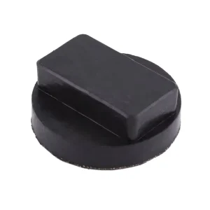 Universal Slotted Rubber Jack Pad, Anti-Scratch Pinch Weld Frame Rail Support Block