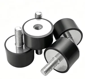 VD Natural Rubber and Metal Anti-Vibration Shock Absorber Mount Damping Pad, -40 to 80°C, for Industrial and Laboratory Vibration Isolation