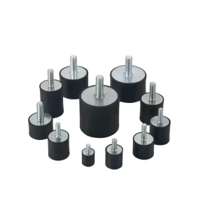 VD Type Cylindrical Rubber Shock Absorber Anti Vibration Pad Inner Outer Thread Motor Mount Foot Pad Oil Weather Resistant