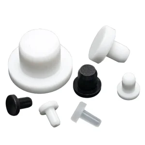 Various Sizes Silicone Stopper Rubber Stopper with Hole T Shape Silicone Rubber Plugs