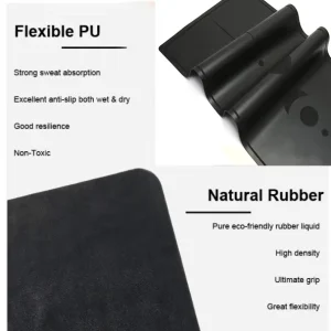 Vegan PU Natural Rubber Yoga Mat 5mm Non Slip Eco Friendly Custom Logo Mat for Yoga Pilates Workout