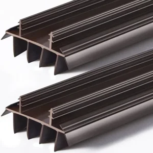 Vinyl Kerf-Fit Door Bottom Weather Seal Strip