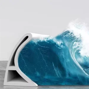 Water Retaining Strip Waterproof Strip for Bathroom Kitchen Sealing Strip Factory Directly Supplies Silicone Rubber Seal