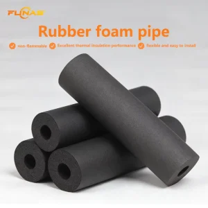 Waterproof Closed-Cell Rubber Foam Pipe Sleeve with Self-Adhesive Backing for Plumbing
