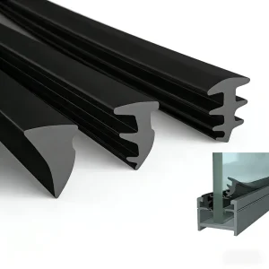 Waterproof Custom-Shape TPE Sealing Gasket for Solar Panel Molding Bonding Seam Gap Seal Strip