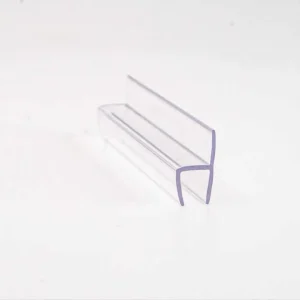 Waterproof Half Round Shower Door Water Stop Seal Strip Acrylic Floor Barrier