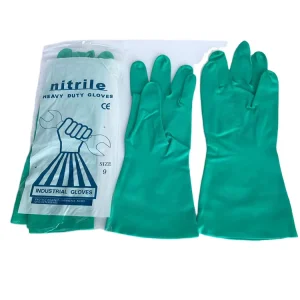 Waterproof Nitrile Rubber Oil Resistance Acid Alkali Resistance Chemical Protection Labor Protection Household Gloves