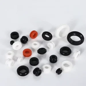 Waterproof Protection Coil With Hole Silicone Plug Wire Sleeve Double-Sided Rubber Wire Ring