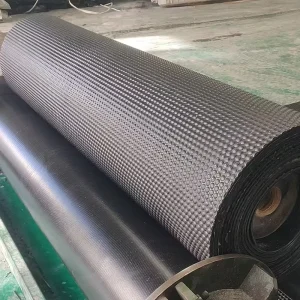 Waterproof Ribbed Checker Coin Pattern Heavy-Duty Rubber Floor Mat for Workshop or Garage