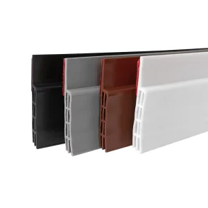 Waterproof Rubber Door Gap Cover Sealer Under Door Sweep Draft Stopper Bottom Seal Strip Weather Door Window Accessories
