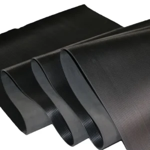 Waterproof Rubber Sheet Fine Ribbed Pattern Rubber Mat Floor Roll