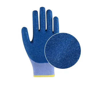 Wear Resistance Latex Coated Labor Protection Work Gloves Guantes
