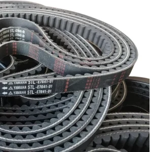 Wear Resistant Black Rubber Timing Belt for Motorcycle Seamless No-Joint Transmission