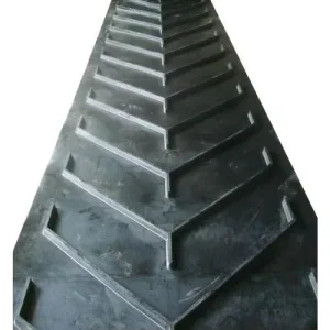 Wear Resistant Chevron Rubber Conveyor Belt for Moving Stones Cement Scrap