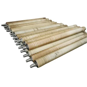 Wear Resistant Diamond Pattern Polyurethane Roller Heavy Duty High Friction Belt Conveyor Pulley Rubber Roller