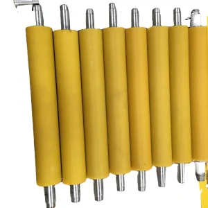 Wear-Resistant Polyurethane-Coated Rubber Roller
