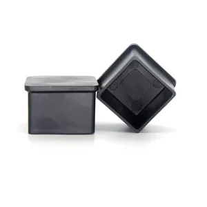 Wear Resistant Silicone Rubber Square Furniture Table Chair Leg Foot Cover Cap Pads Cutting Service for Automotive Use