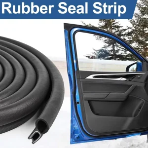 Weatherproof Car Window Steel Strip EPDM Composite Rubber Door Sealing Strip