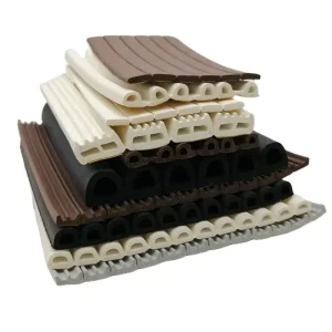 Weatherproof Self-Adhesive EPDM Foam Composite Rubber Window Seal Strip for Doors, Custom Size