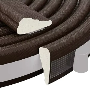 Wedge-Shaped PU Foam Weatherstripping Tape for Window and Door Frame Insulation
