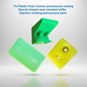White Polyurethane Rubber Seal Strip and Elastic Cushioning Block for Industrial Injection Molding