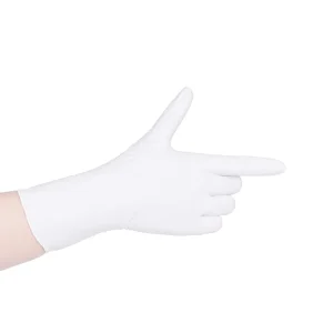 White Powder Free Disposable Clean Room Nitrile Gloves for Laboratory Food Beauty Care Electronics Factory