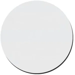 White Round Shape Rubber Cloth Customized Support For Sublimation Material Blank Mouse Pads