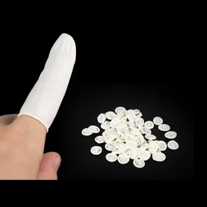 White Rubber Finger Cot 100 500g Sleeve Microblading PMU Disposable Beauty Tattoo Latex Protective Cots Finger Cover Coats